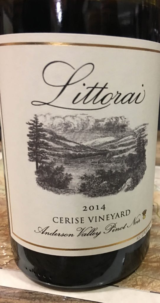 Littorai "Cerise Vineyard" Pinot Noir 2014 January 27, 2017