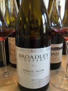 Broadley Vineyards Pinot Noir 2014 June 24, 2016