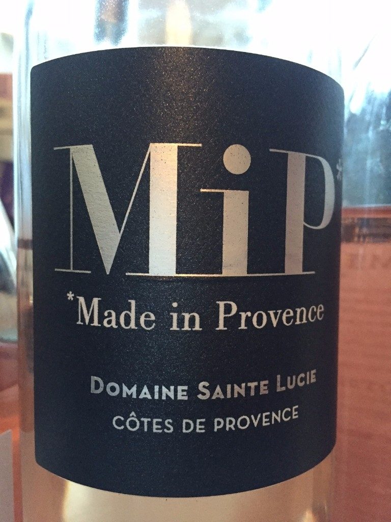 Domaine Sainte Lucie“Cuvée MIP” Rosé 2015 April 29, 2016