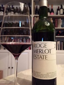 Ridge Estate Merlot 2012 January 8, 2016