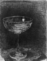 James McNeill Whistler's rendering of a wineglass