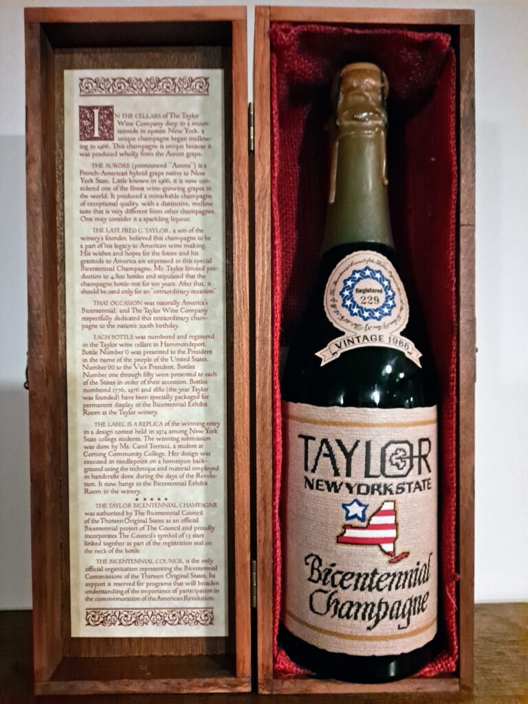 1966 Taylor New York State Bicentennial Champagne