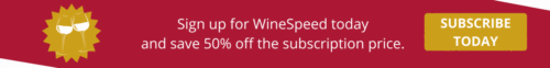 Banner indicating WineSpeed subscription discount