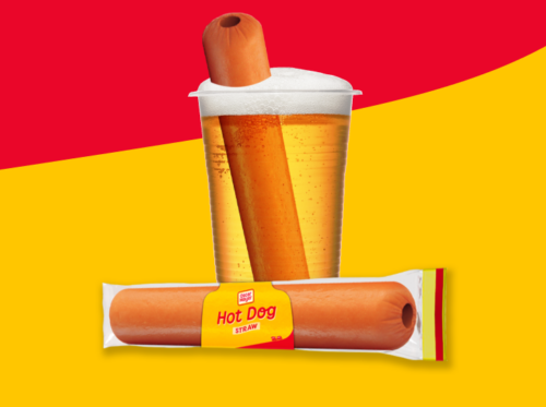 Oscar Mayer Hot Dog Straw