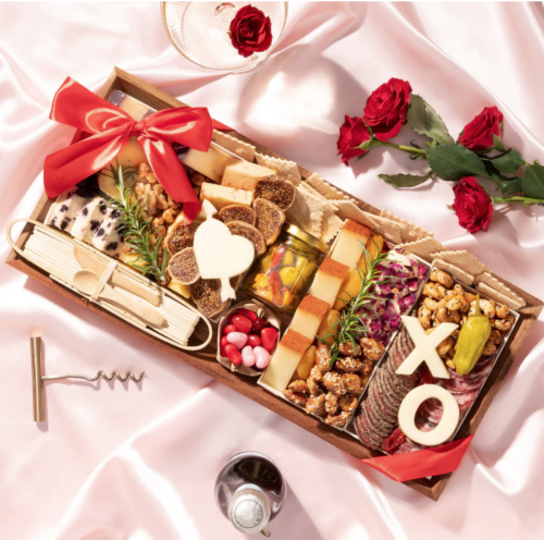 Boarderie Valentine's Day Charcuterie and Cheese Board